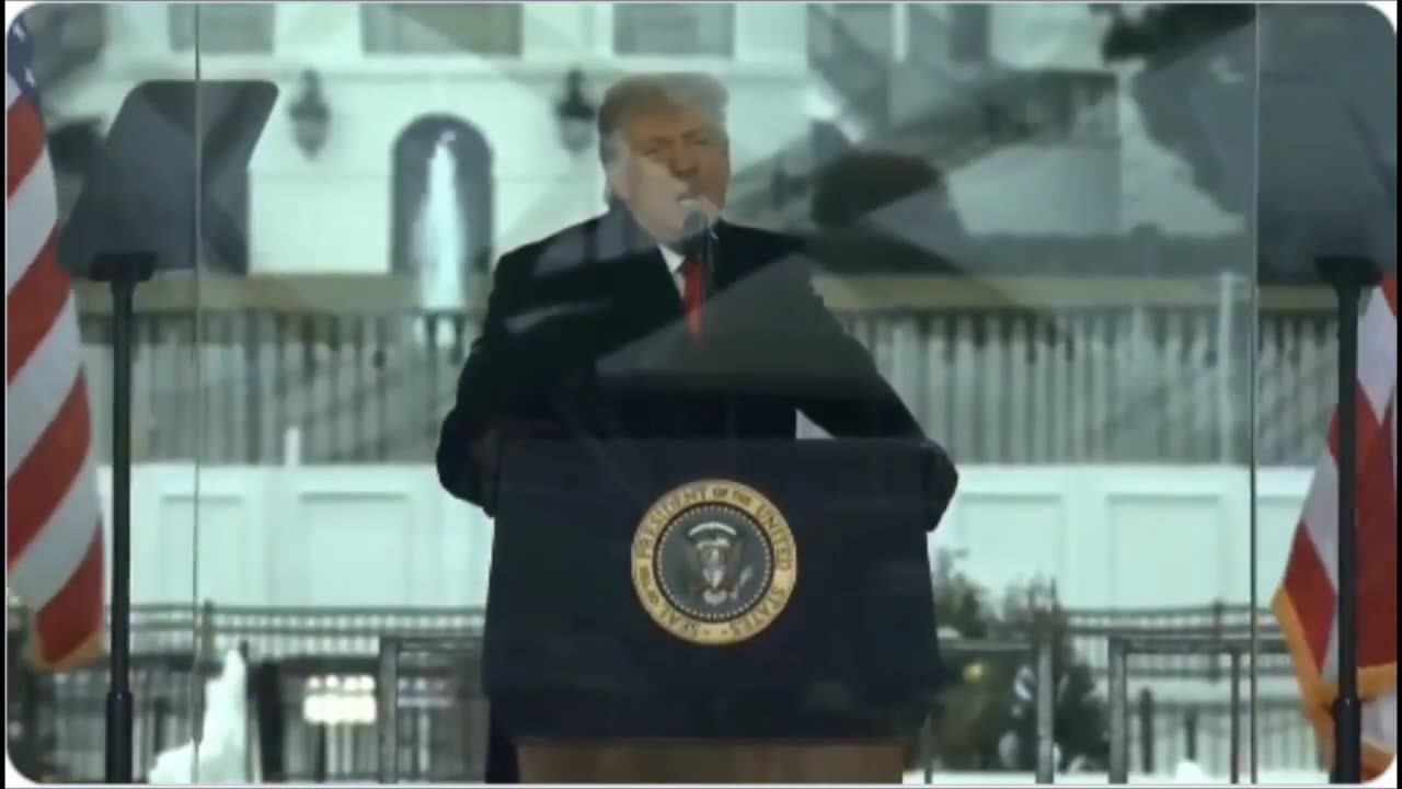 Trump Says to "Peacefull and Patriotically Make Your Voices Heard" on January 6, 2021