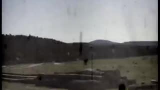 Flying saucer on a very old film!