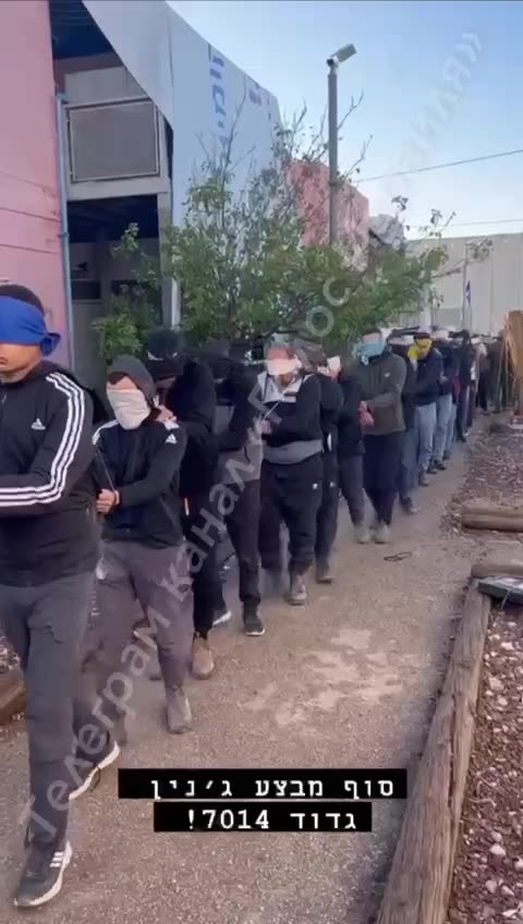 Israeli soldiers force prisoner to wear Israeli flag