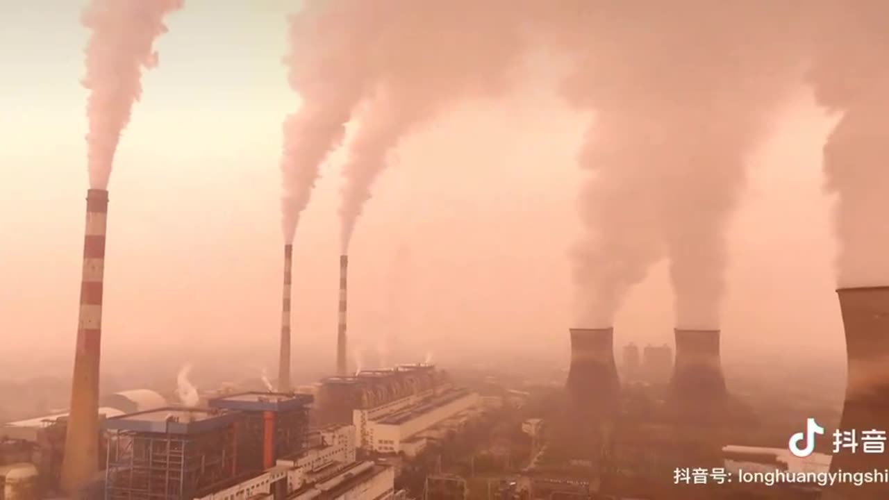 A coal-fired power plant in China's Dai city.