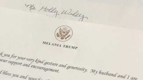 TRUMP. I GOT A LETTER. WOO HOO