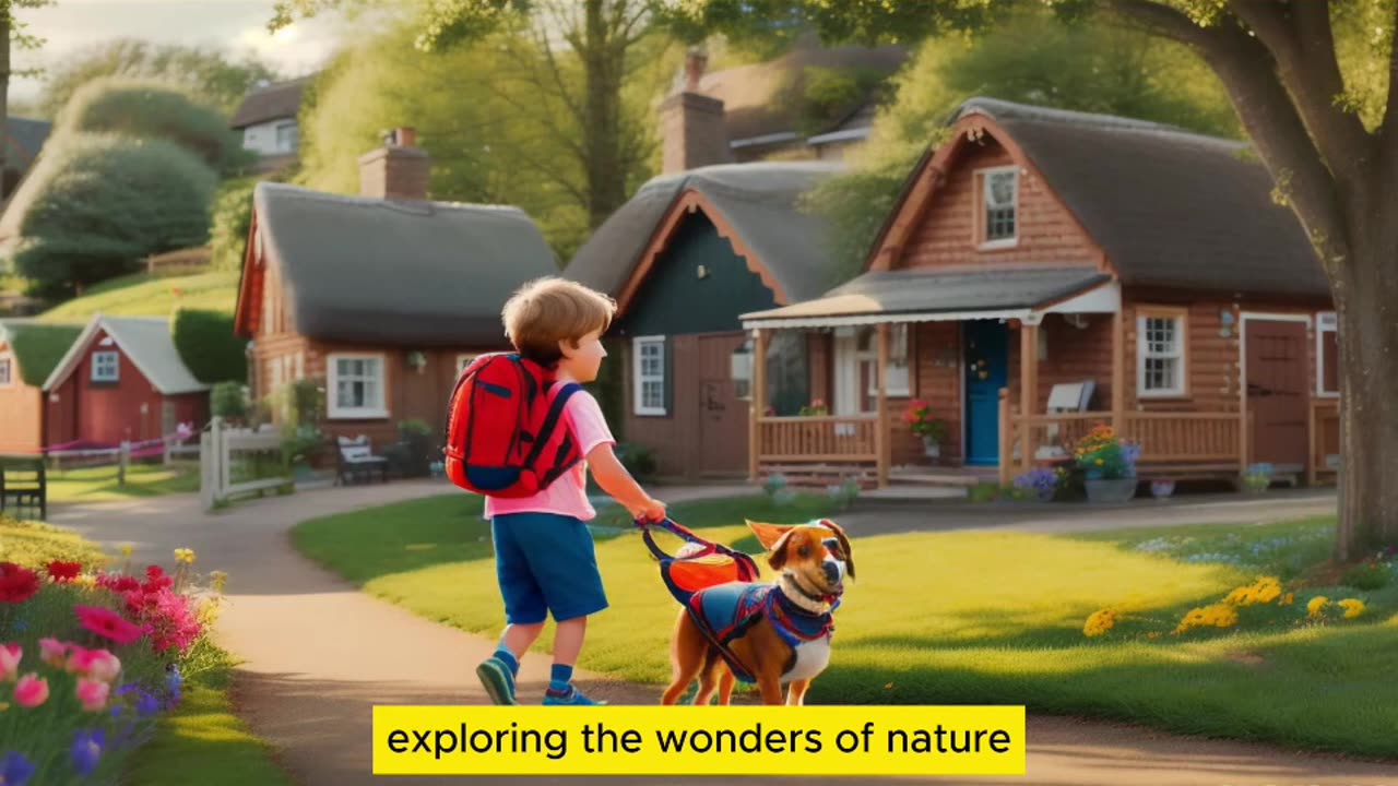 The Village story of the SAM and His Dog Buddy ll Sam and his loyal dog help the one bird HD Video