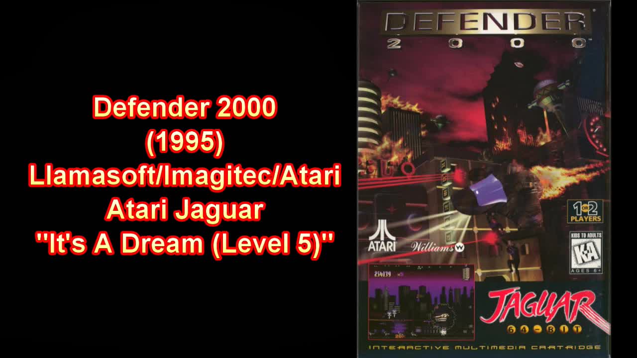 "It's A Dream (Level 5)" - Defender 2000 [Atari Jaguar; Atari/LLAMASOFT/IMAGITEC; 1995]