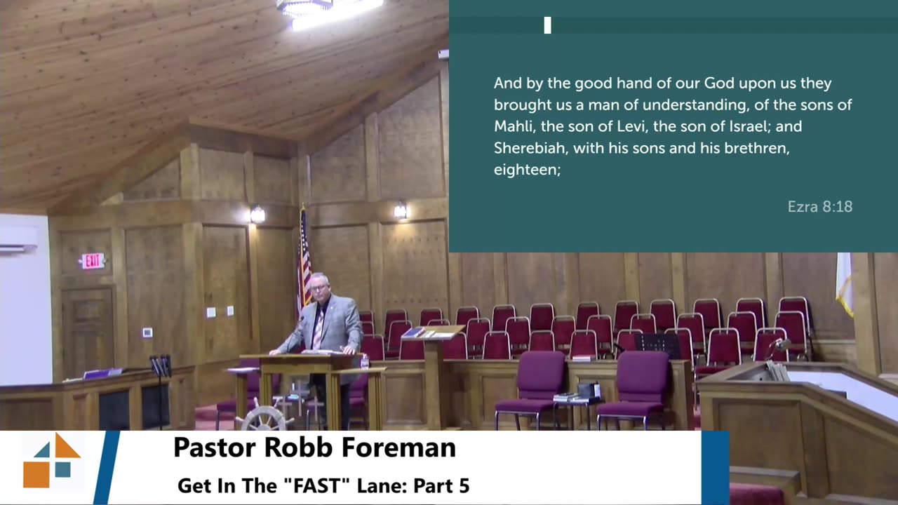 Pastor Robb Foreman // Get In The "FAST" Lane: Part 5