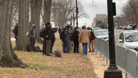 Antifa in Upper Senate Park