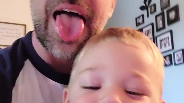 Having a Son Means Silly Faces