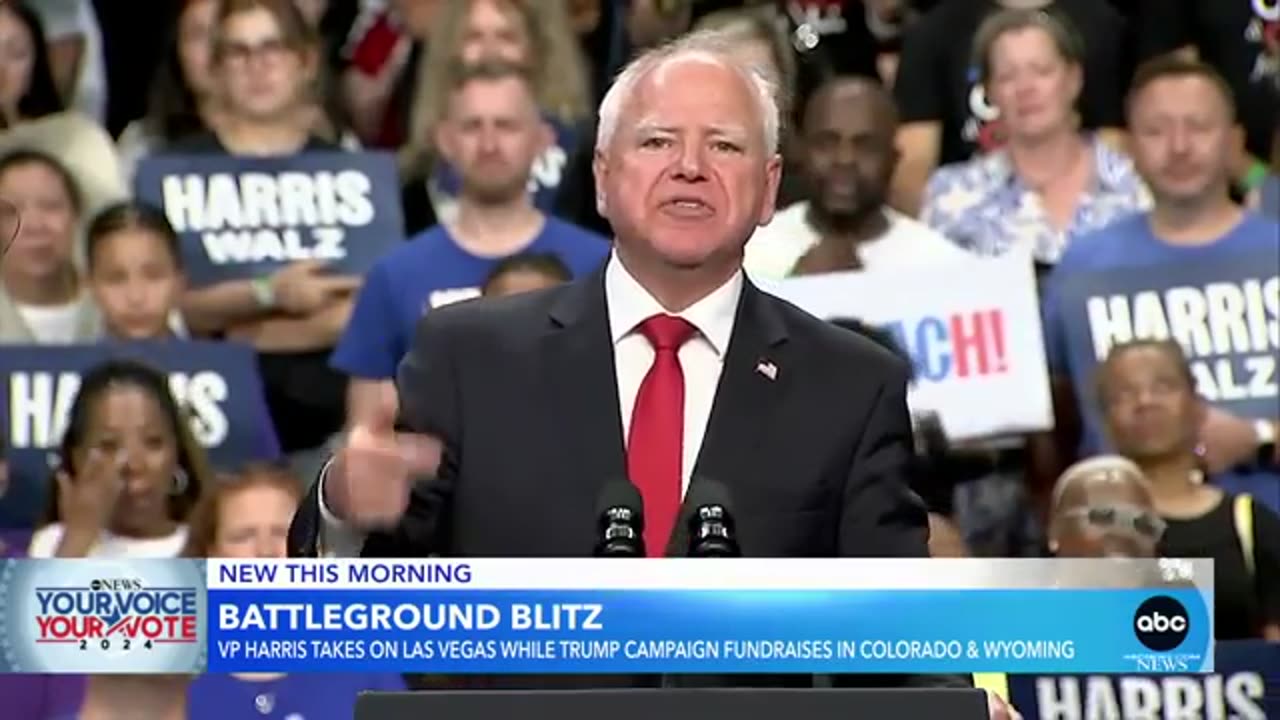 Harris, Walz conclude 5-state swing as Trump holds campaign fundraisers