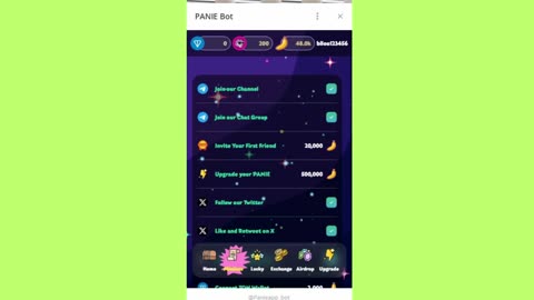 new mining mini app telegram panie bot