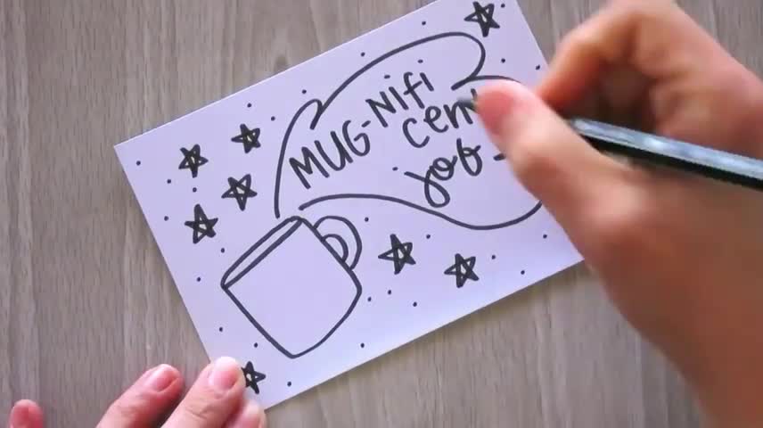 Draw Little Stars Next To The Cup