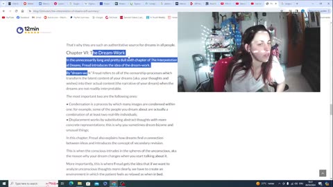 HI's , me trying at interpretation of dreams