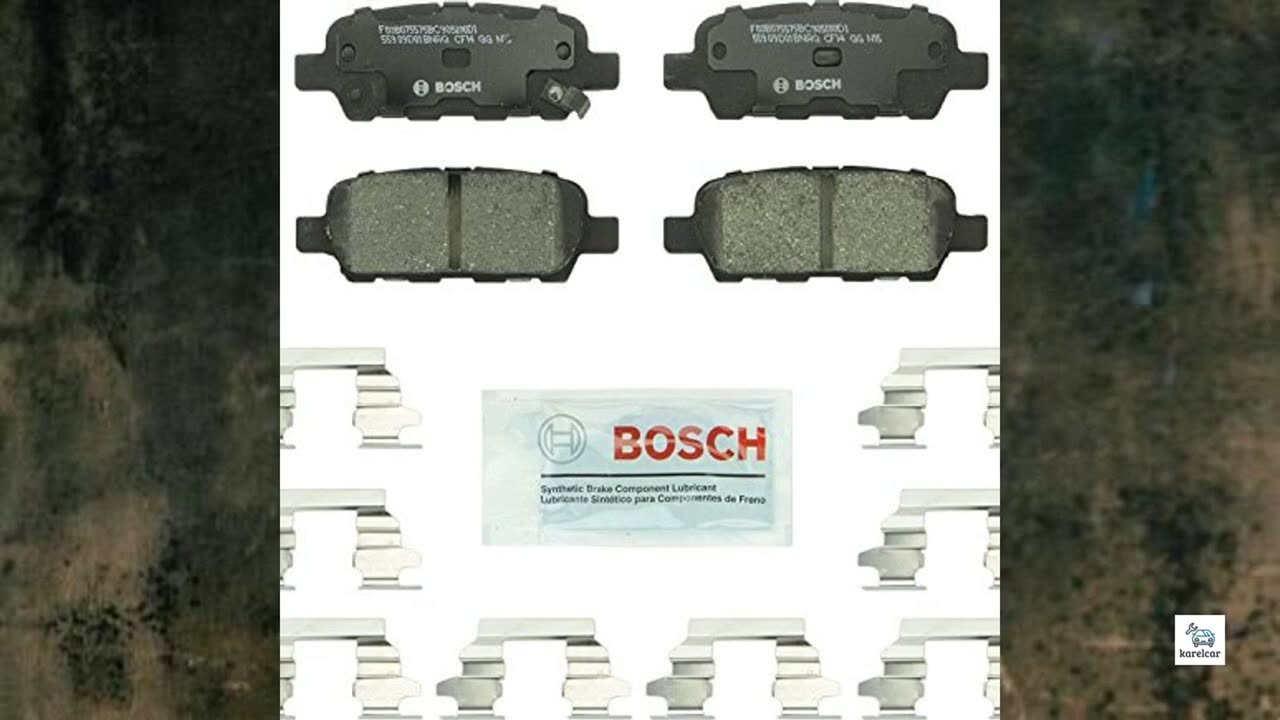 BOSCH BC905 QuietCast Premium Ceramic Disc Brake Pad Set