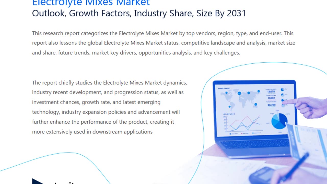 Electrolyte Mixes Market Analysis Report: Size, Share, and Trends Forecast for the Next Period