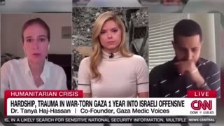 "Not A Humanitarian Crisis, This Is Genocide” Doctor working in Gaza explains situation to CNN host.