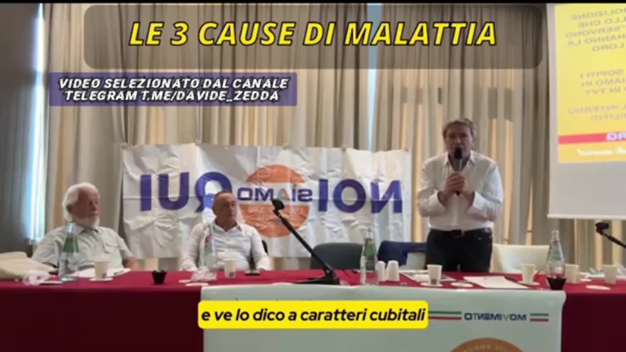 Dott. Mariano Amici - Le 3 cause di malattia.