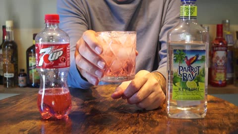 Parrot Bay Key Lime Rum & Cherry 7 Up