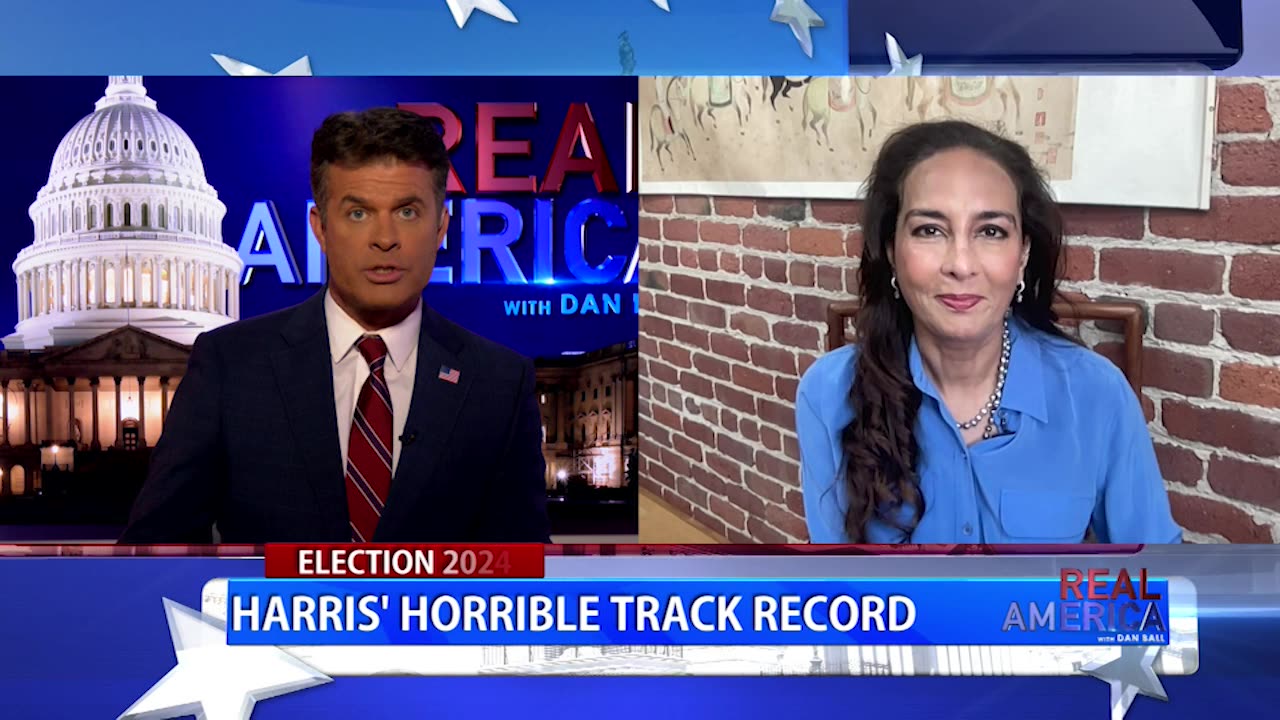 REAL AMERICA -- Dan Ball W/ Harmeet Dhillon, Digging Into Kamala Harris' Corruption, 7/23/24