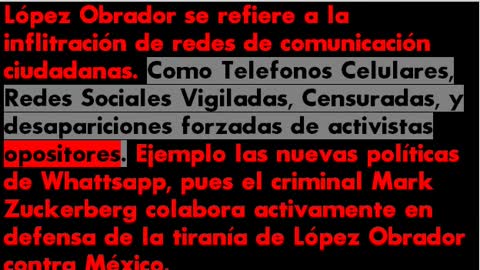 AMLO reconoce que usa espionaje contra ciudadanos, activistas y opositores políticos