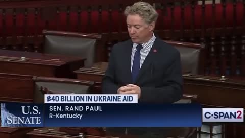 Rand Paul Delays ‘Speedy Vote’ On $40 Billion Ukraine Package