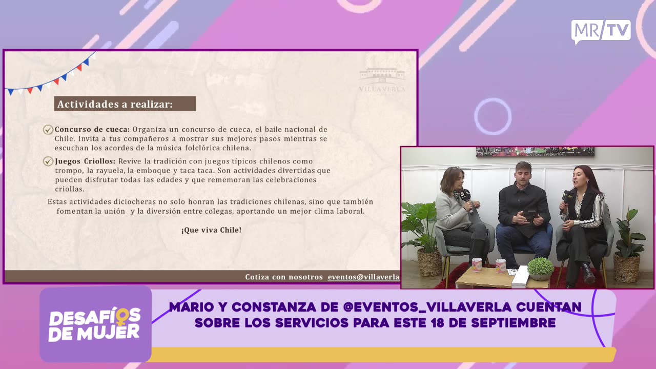 DESAFIOS DE MUJER 28/08/2024