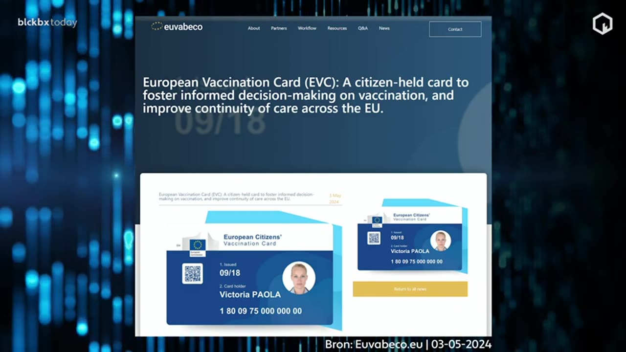 Meike ter Horst - Blckbx - De Europese vaccinatiekaart komt in 2026