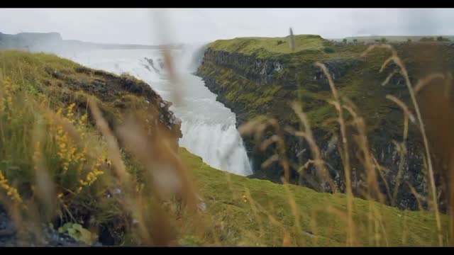 Beautiful Water Fall, Nature Music for Stress Relief, Soothing Visual