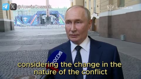 Vladimir Putin just announced that the countries that use of their long-range missiles approve the