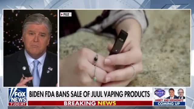 Is Hannity Having JUUL Withdrawals Already?