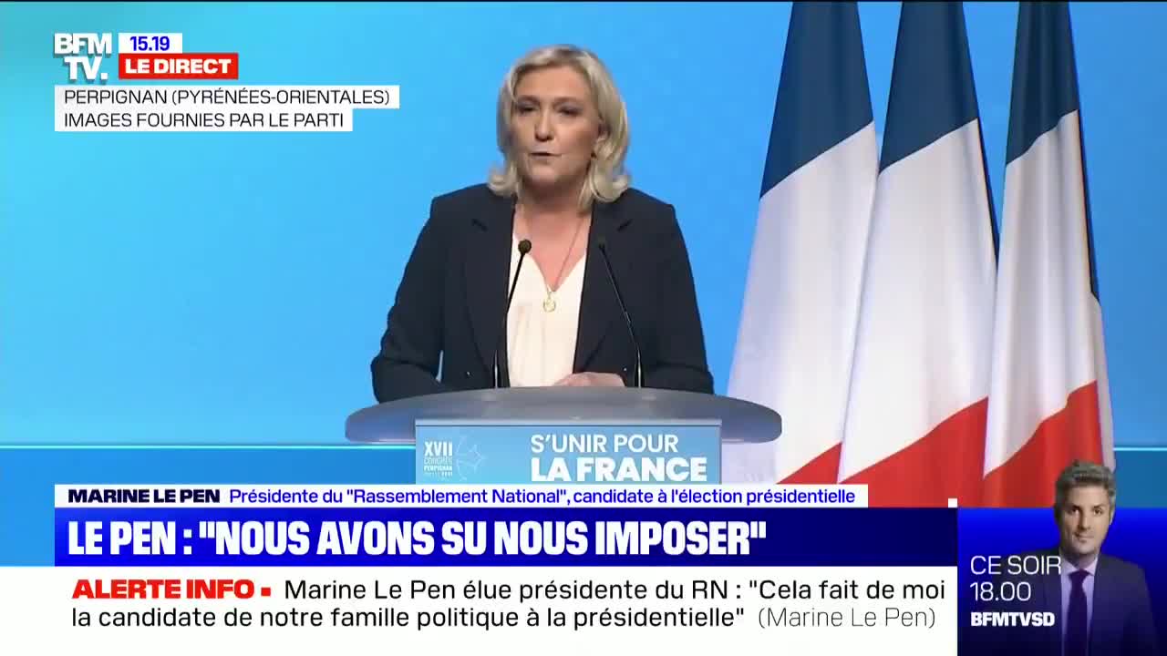 Marine Le Pen: "Nous ne reviendrons pas au Front national"