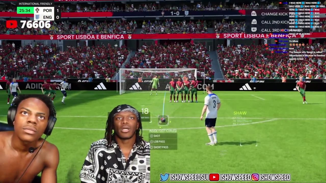 ISHOWSPEED vs. KSI $50,000 FIFA MATCH