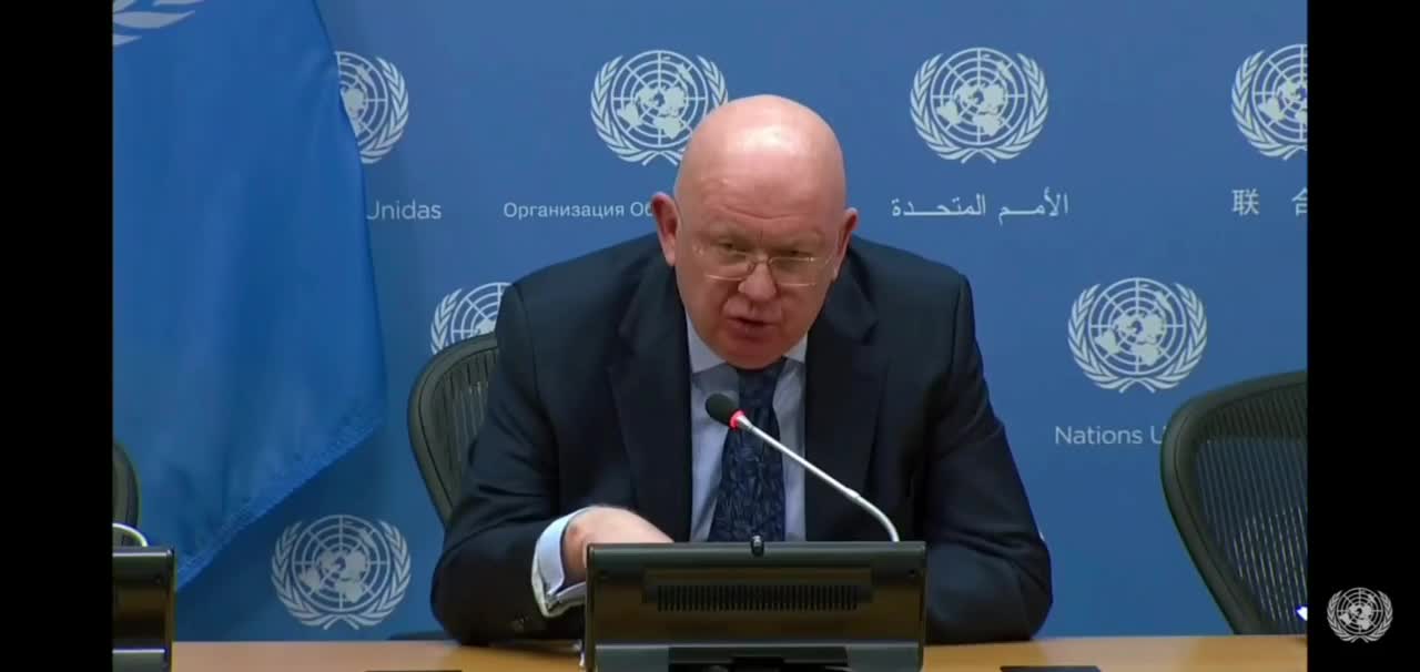 Russia's permanent representative to the United Nations said that "corpses lying on the streets