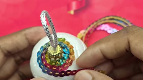 Handmade Christmas ornaments making for home decoration