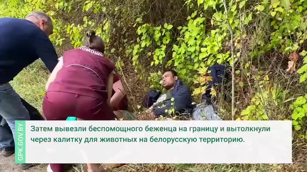 Latvian soldiers broke Indian migrant's legs and threw him across border into Belarus