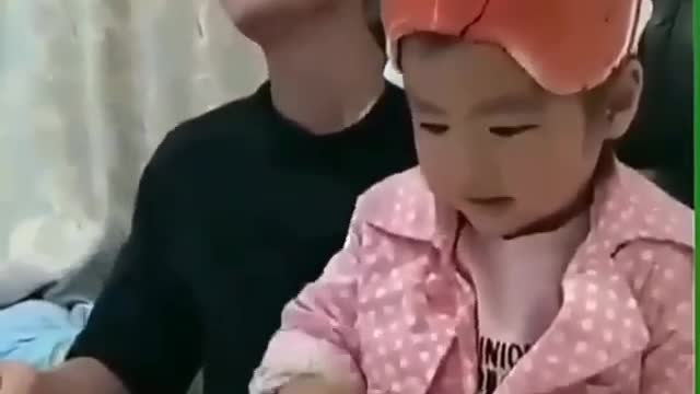 the man's tongue is splitting