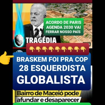 A BRASKEM FOI PRA COP 28 DESGRAÇAR O BRASIL BRASKEM É CONTROLADA POR NOVONOR EX ODEBRECH