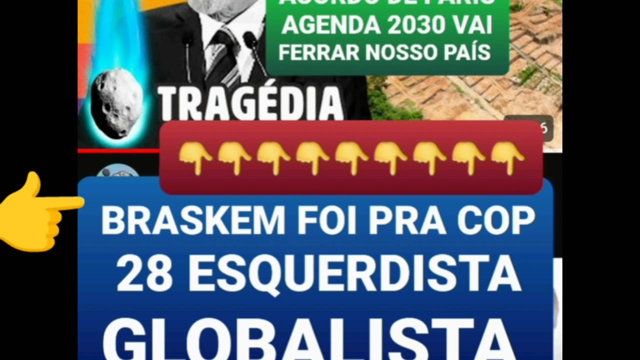 A BRASKEM FOI PRA COP 28 DESGRAÇAR O BRASIL BRASKEM É CONTROLADA POR NOVONOR EX ODEBRECH