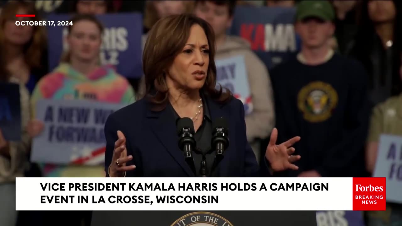 JUST IN- Kamala Harris Holds 1st Rally Following Interview With Bret Baier, Claims To Be 'Underdog'