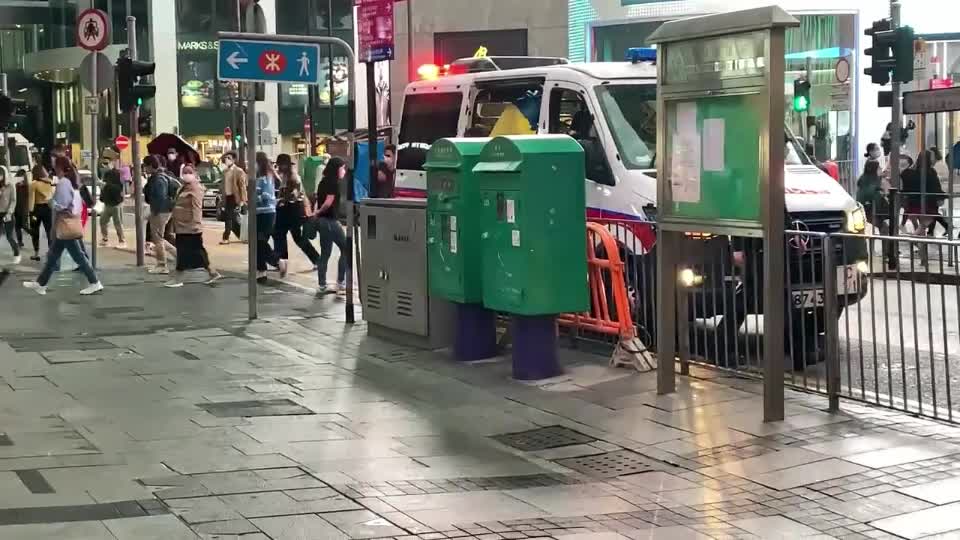 Ukrainians who were going to organize a protest rally were detained in Hong Kong