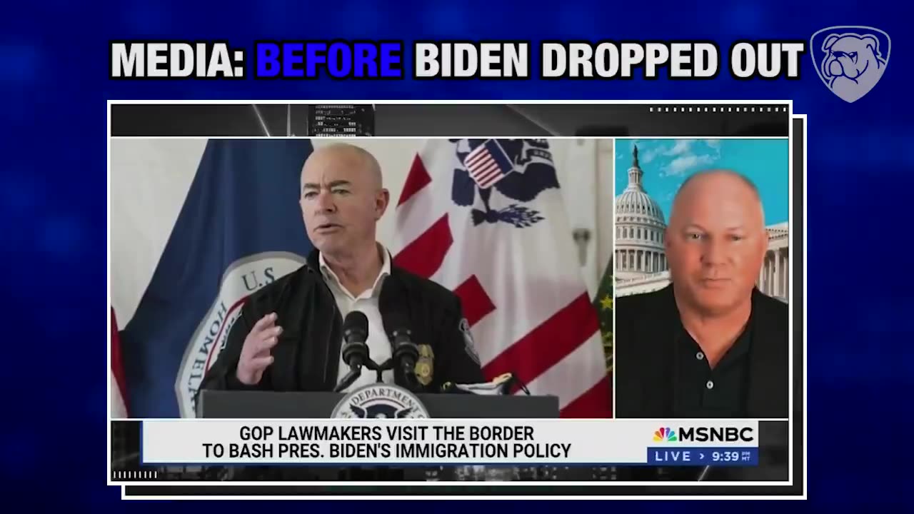 The Media Coverage of Kamala Being Biden’s Border Czar, Before and After He Dropped Out.