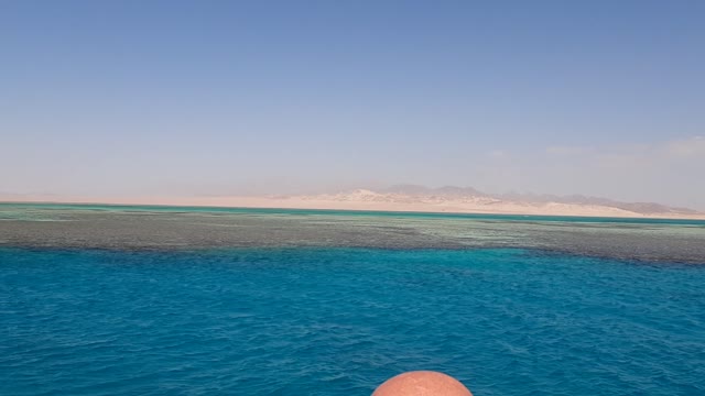 Amazing and clear blue water