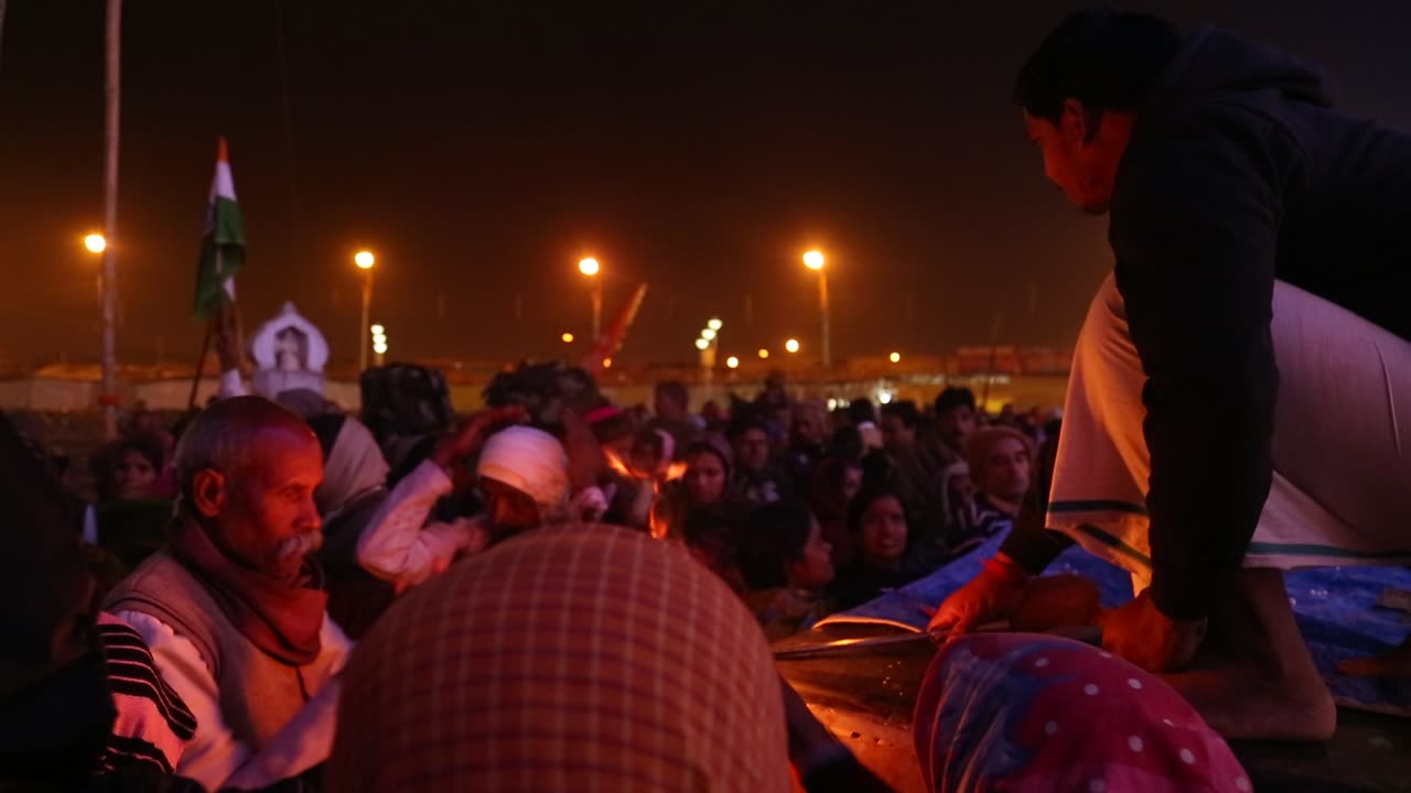 people worshiping fire in indian festival