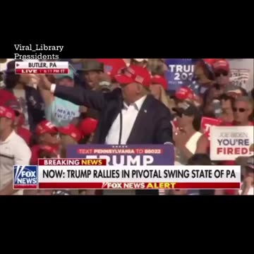 Donald Trump gets shot on the side of the head #donaldtrump