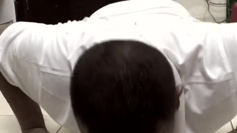 65yrs Old Man Push-Up