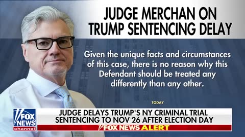 NY v. Trump sentencing delayed until Nov. 26