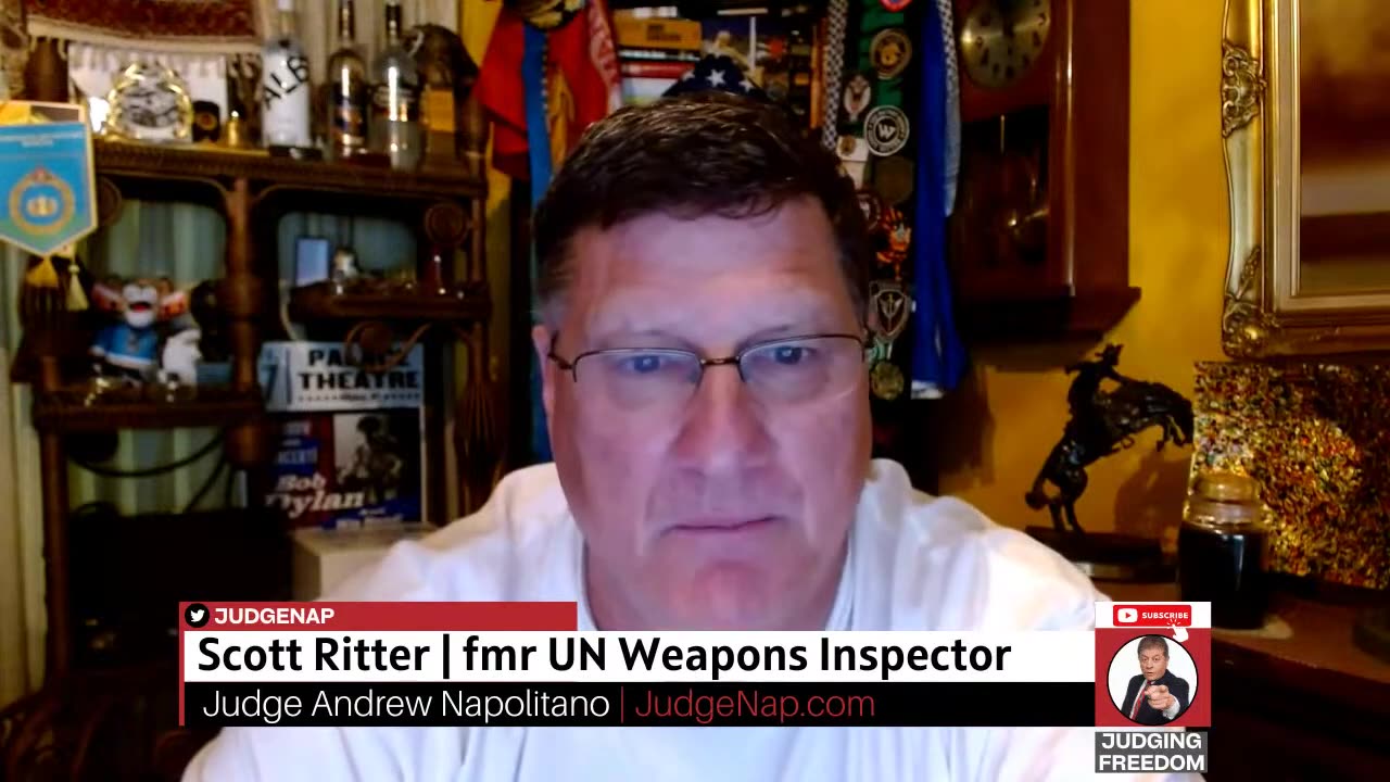 JUDGE NAPOLITANO AND SCOTT RITTER DISCUSS ISRAEL AND THE MID EAST