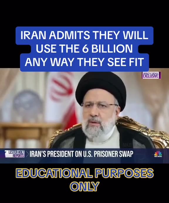 Iran Defies Promise To Biden About $6 Billion Use