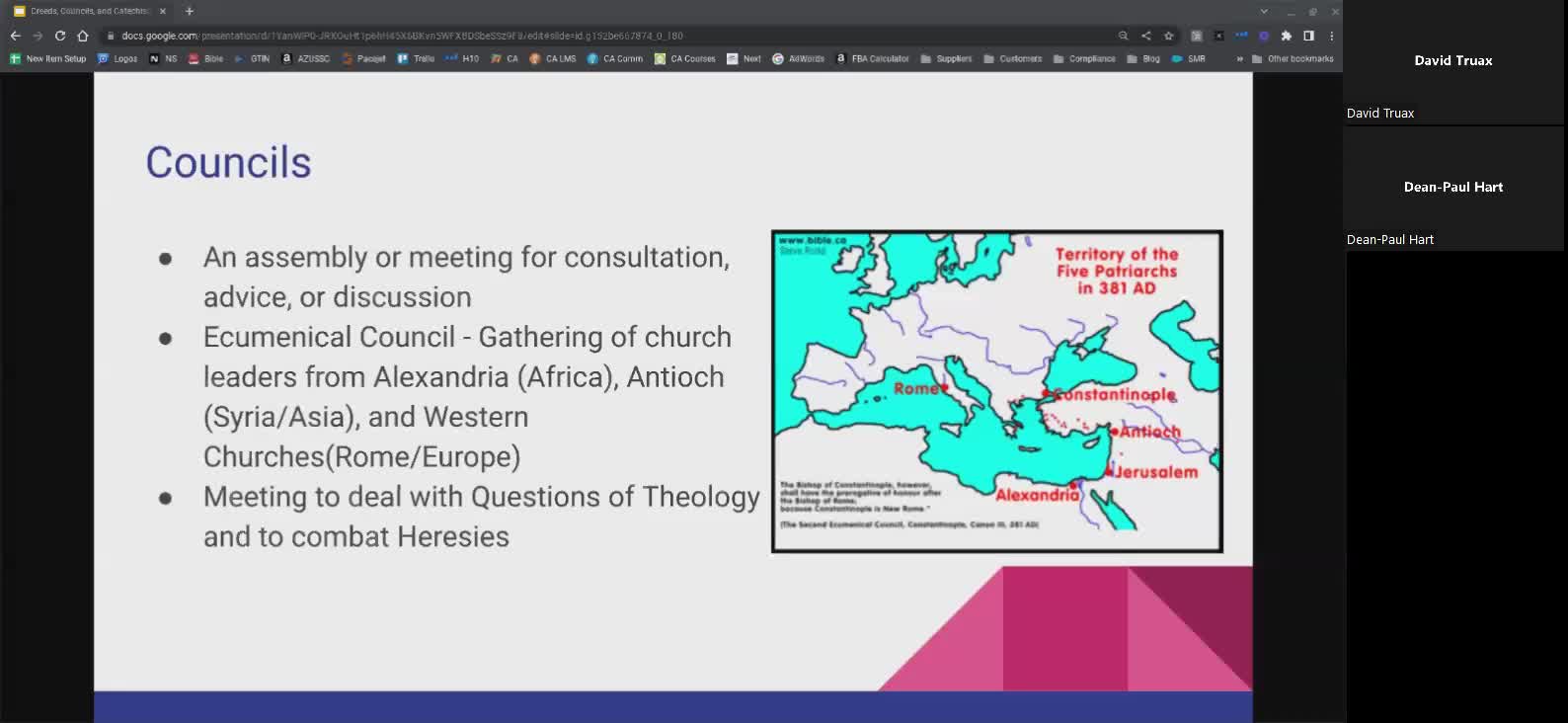 Creeds, Councils, and Catechisms - Part 2 (Part 1 of 2)