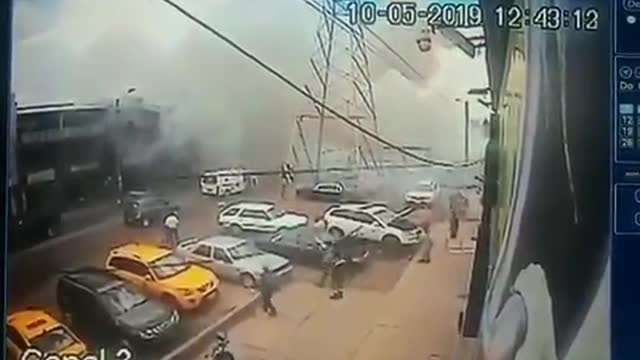 Video: Momento de la fuerte explosión en Bogotá que dejó cuatro muertos y 25 heridos