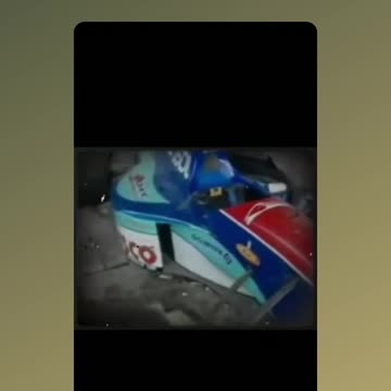 The sad end of Rubens Barrichello's first F1 car