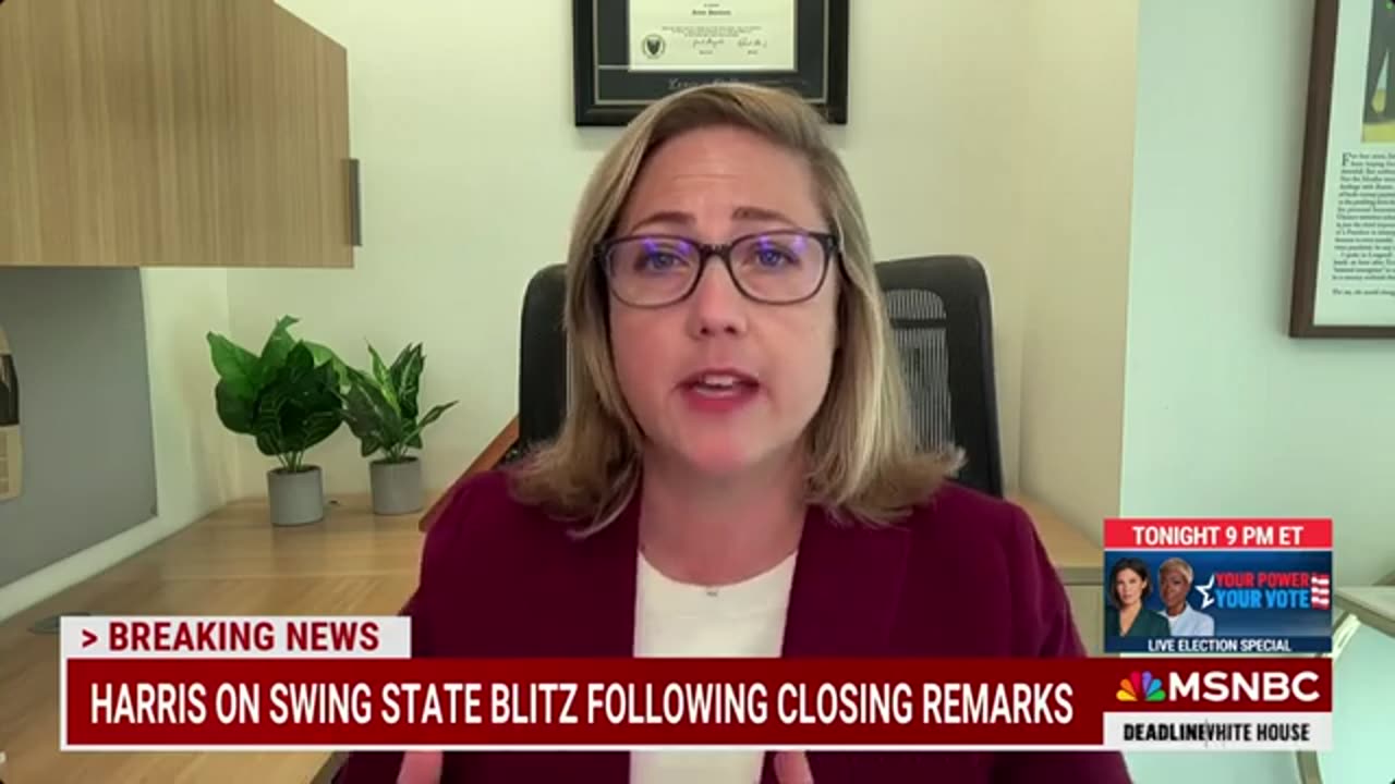 Dowd Sees Harris in Stronger Position Than Trump as Election Nears