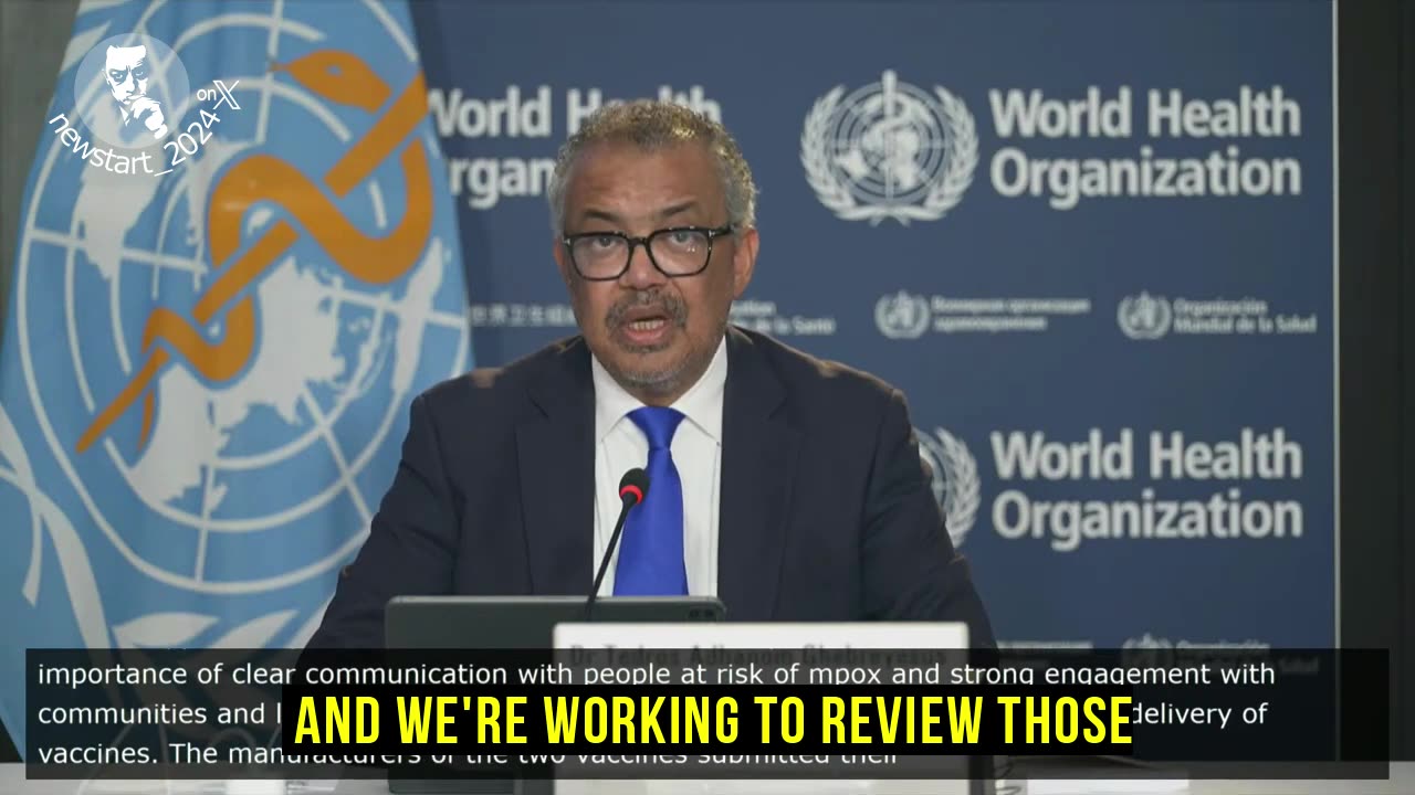 Dr. Tedros: The safety and efficacy of vaccines are our highest priority.